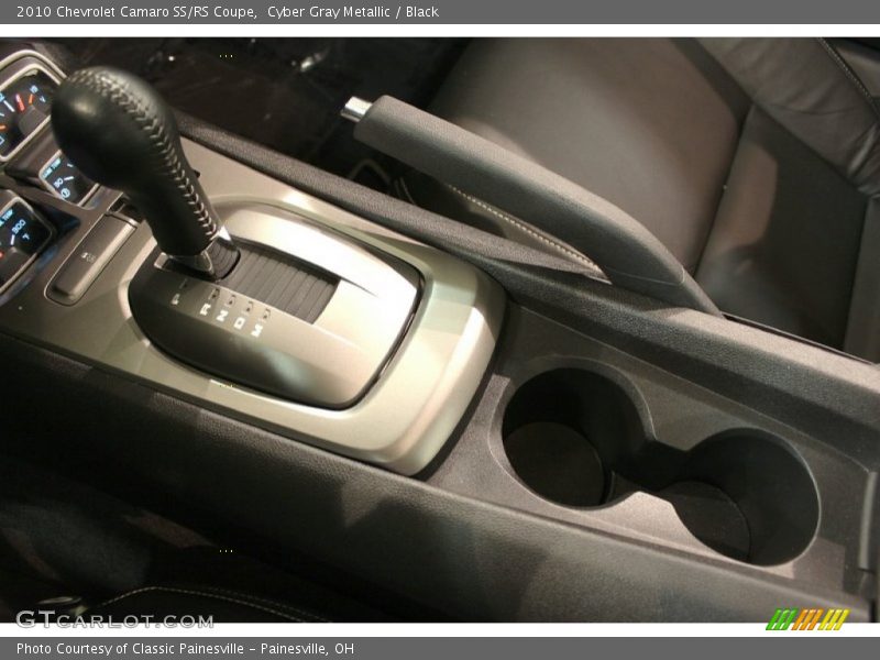 Cyber Gray Metallic / Black 2010 Chevrolet Camaro SS/RS Coupe