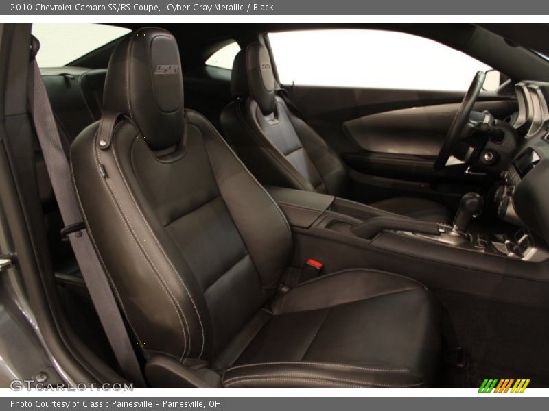 Cyber Gray Metallic / Black 2010 Chevrolet Camaro SS/RS Coupe