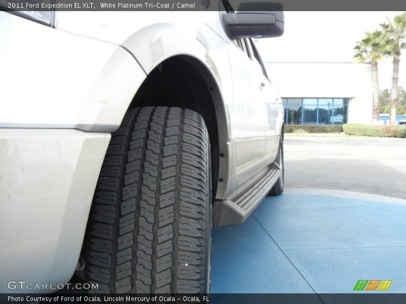 White Platinum Tri-Coat / Camel 2011 Ford Expedition EL XLT