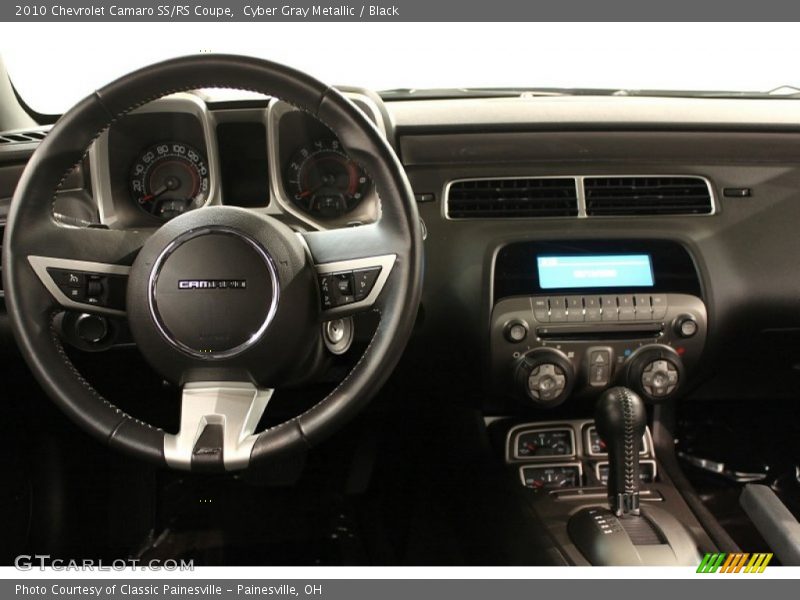 Cyber Gray Metallic / Black 2010 Chevrolet Camaro SS/RS Coupe