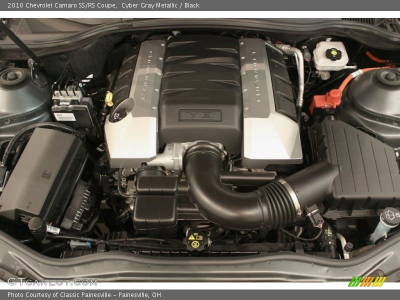 Cyber Gray Metallic / Black 2010 Chevrolet Camaro SS/RS Coupe