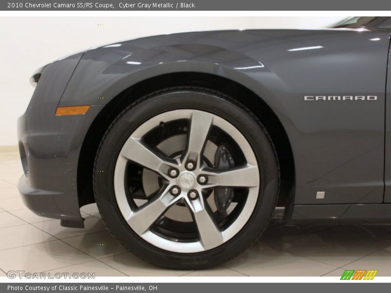 Cyber Gray Metallic / Black 2010 Chevrolet Camaro SS/RS Coupe