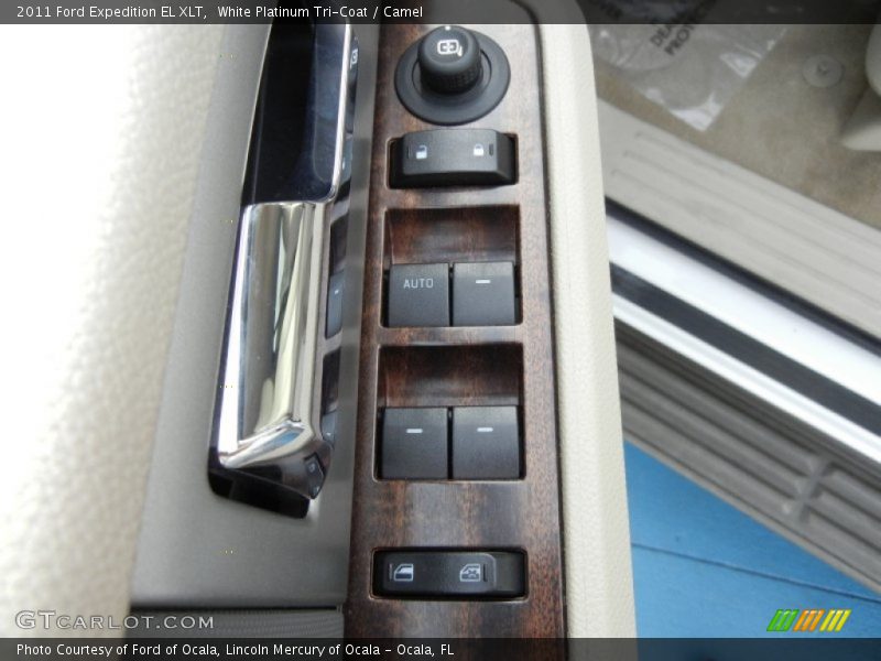 White Platinum Tri-Coat / Camel 2011 Ford Expedition EL XLT