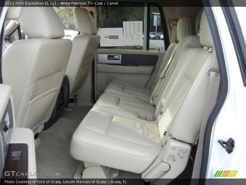 White Platinum Tri-Coat / Camel 2011 Ford Expedition EL XLT