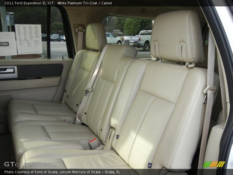 White Platinum Tri-Coat / Camel 2011 Ford Expedition EL XLT
