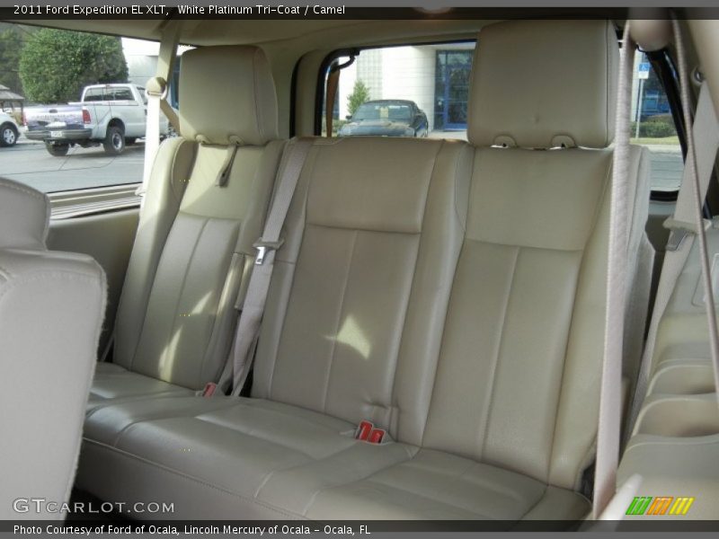 White Platinum Tri-Coat / Camel 2011 Ford Expedition EL XLT