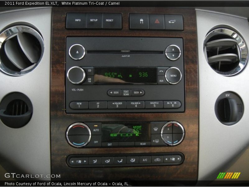 White Platinum Tri-Coat / Camel 2011 Ford Expedition EL XLT