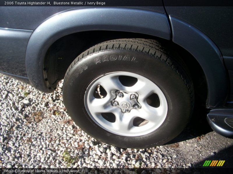 Bluestone Metallic / Ivory Beige 2006 Toyota Highlander I4