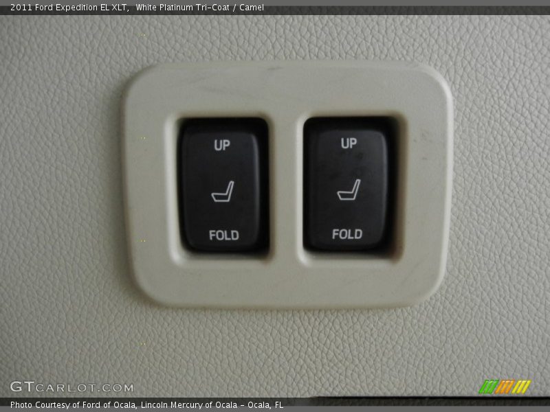 White Platinum Tri-Coat / Camel 2011 Ford Expedition EL XLT
