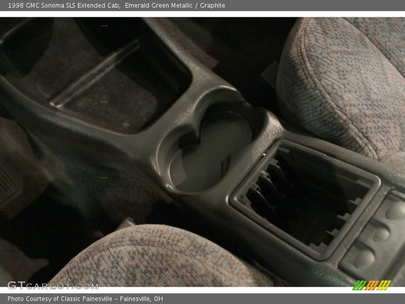 Emerald Green Metallic / Graphite 1998 GMC Sonoma SLS Extended Cab