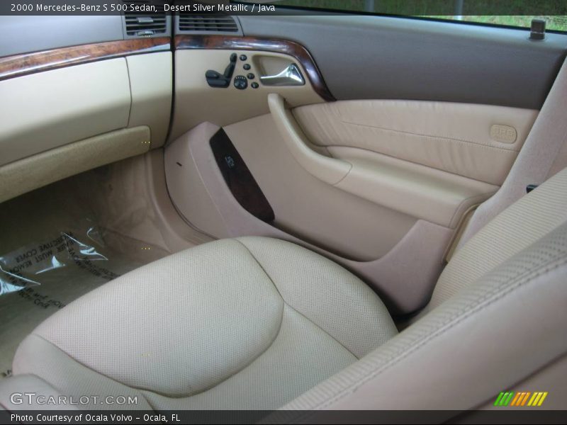Desert Silver Metallic / Java 2000 Mercedes-Benz S 500 Sedan