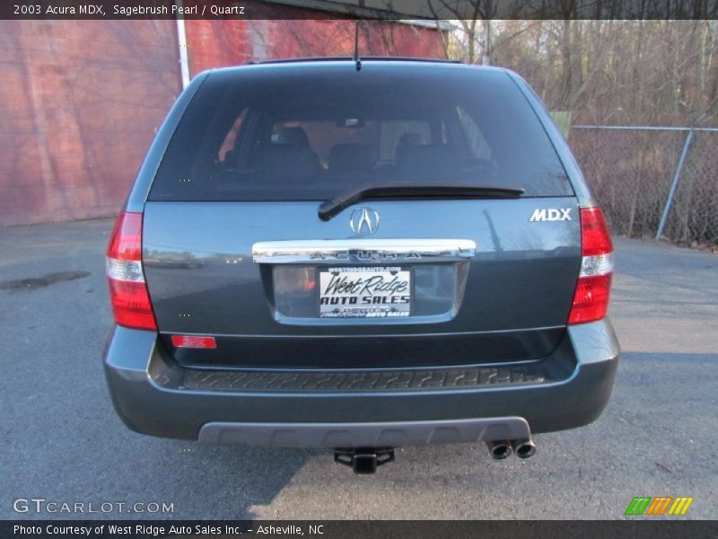 Sagebrush Pearl / Quartz 2003 Acura MDX