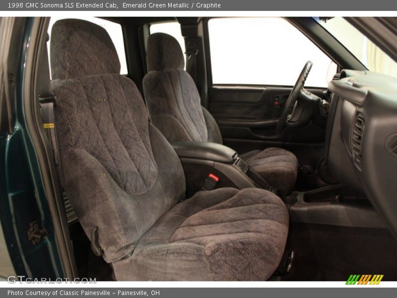 Emerald Green Metallic / Graphite 1998 GMC Sonoma SLS Extended Cab