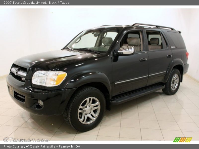 Black / Taupe 2007 Toyota Sequoia Limited