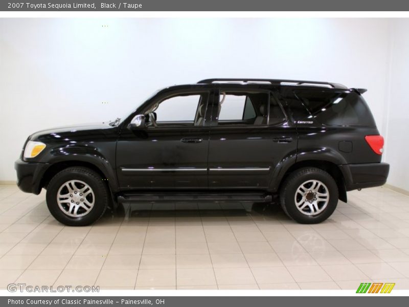 Black / Taupe 2007 Toyota Sequoia Limited