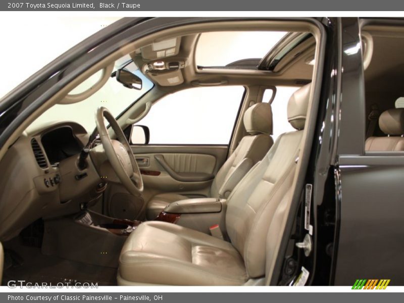Black / Taupe 2007 Toyota Sequoia Limited