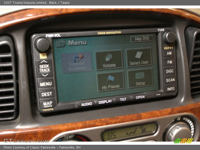 Black / Taupe 2007 Toyota Sequoia Limited