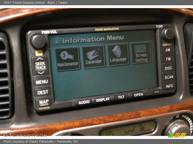 Black / Taupe 2007 Toyota Sequoia Limited