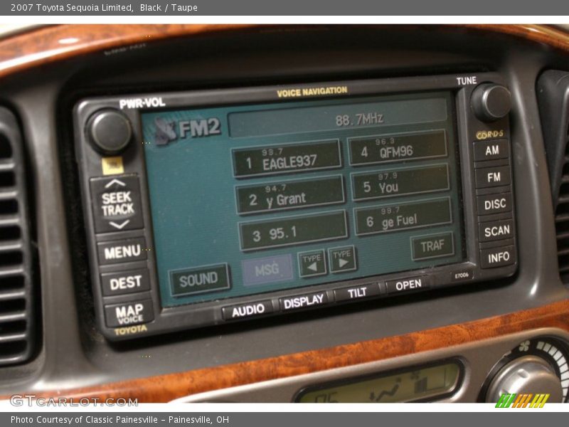 Black / Taupe 2007 Toyota Sequoia Limited