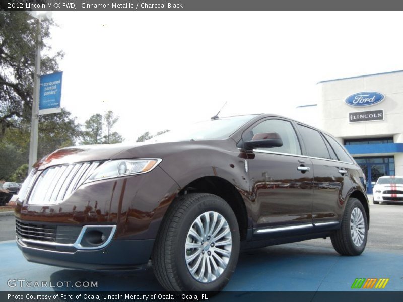 Cinnamon Metallic / Charcoal Black 2012 Lincoln MKX FWD