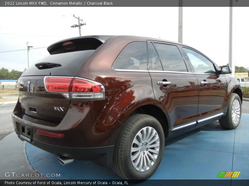 Cinnamon Metallic / Charcoal Black 2012 Lincoln MKX FWD