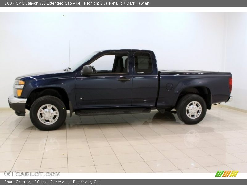  2007 Canyon SLE Extended Cab 4x4 Midnight Blue Metallic