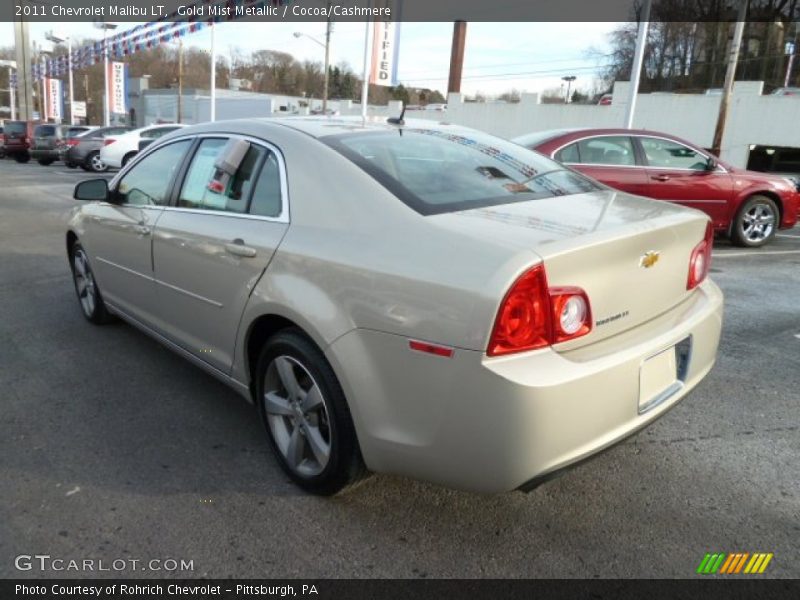 Gold Mist Metallic / Cocoa/Cashmere 2011 Chevrolet Malibu LT