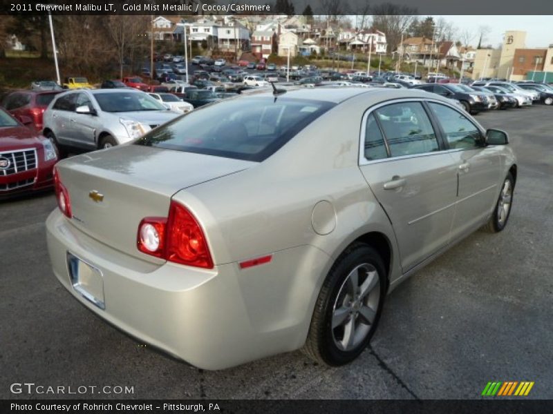 Gold Mist Metallic / Cocoa/Cashmere 2011 Chevrolet Malibu LT