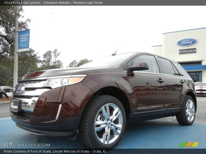 Cinnamon Metallic / Medium Light Stone 2012 Ford Edge Limited