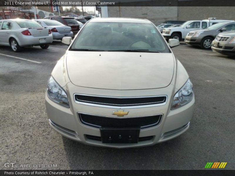 Gold Mist Metallic / Cocoa/Cashmere 2011 Chevrolet Malibu LT