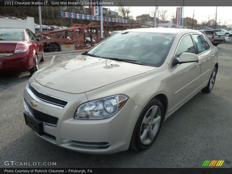 Gold Mist Metallic / Cocoa/Cashmere 2011 Chevrolet Malibu LT