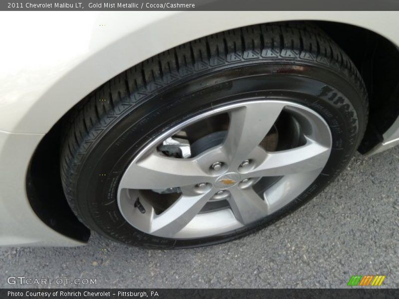 Gold Mist Metallic / Cocoa/Cashmere 2011 Chevrolet Malibu LT