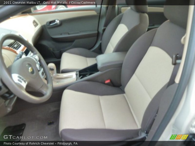 Gold Mist Metallic / Cocoa/Cashmere 2011 Chevrolet Malibu LT