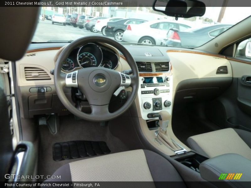Gold Mist Metallic / Cocoa/Cashmere 2011 Chevrolet Malibu LT