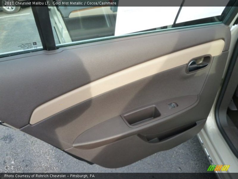 Gold Mist Metallic / Cocoa/Cashmere 2011 Chevrolet Malibu LT