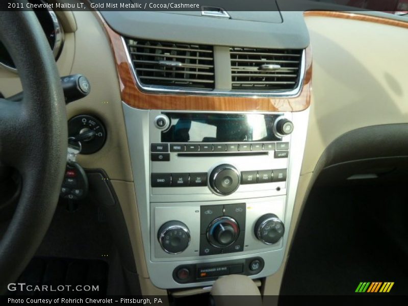 Gold Mist Metallic / Cocoa/Cashmere 2011 Chevrolet Malibu LT