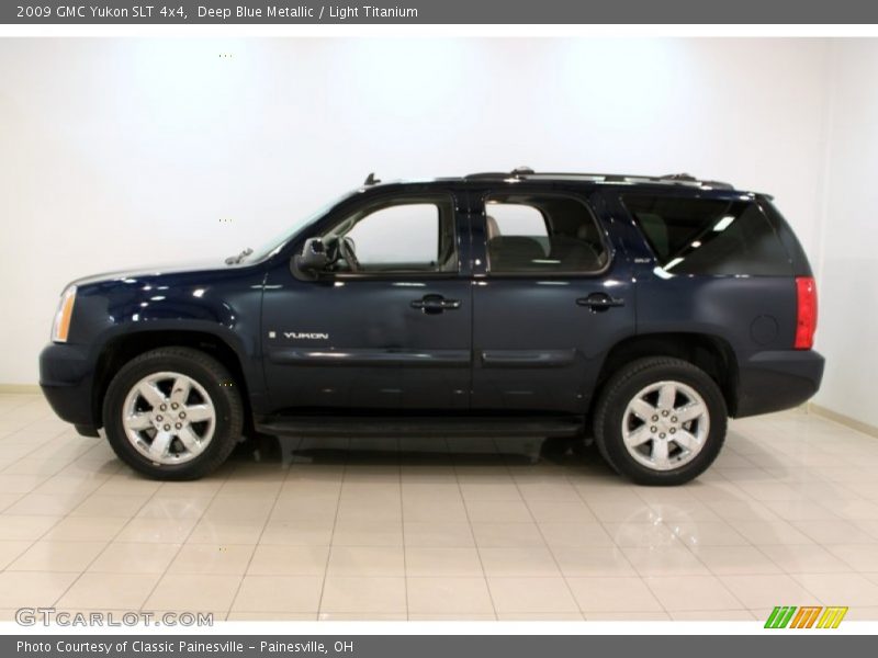 Deep Blue Metallic / Light Titanium 2009 GMC Yukon SLT 4x4