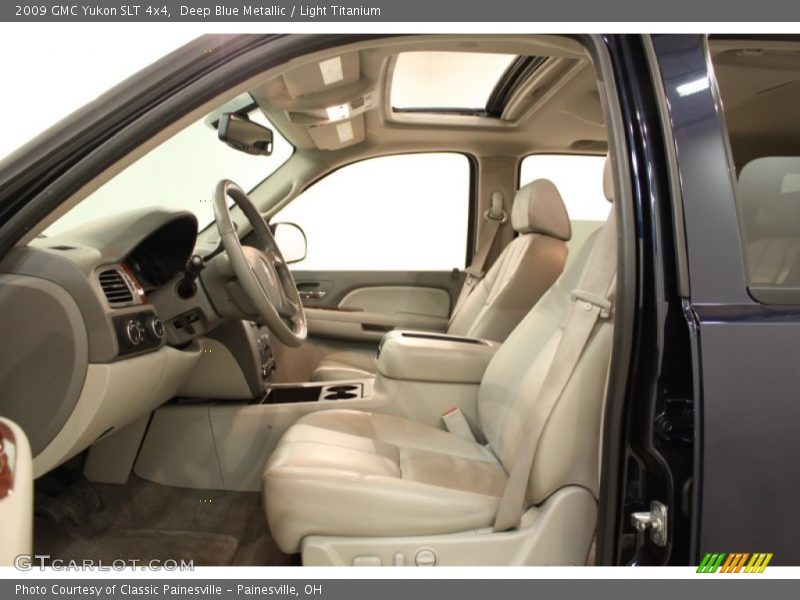 Deep Blue Metallic / Light Titanium 2009 GMC Yukon SLT 4x4