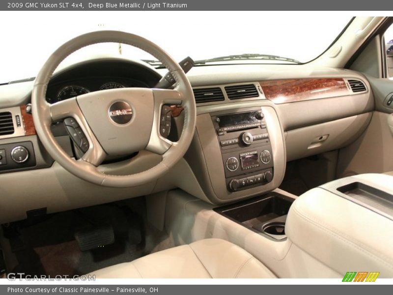 Deep Blue Metallic / Light Titanium 2009 GMC Yukon SLT 4x4