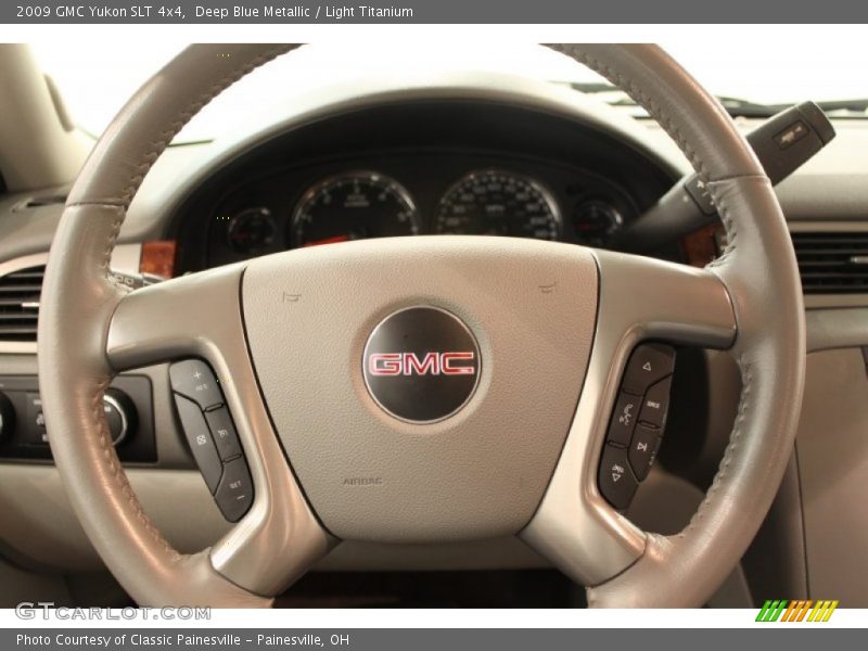 Deep Blue Metallic / Light Titanium 2009 GMC Yukon SLT 4x4