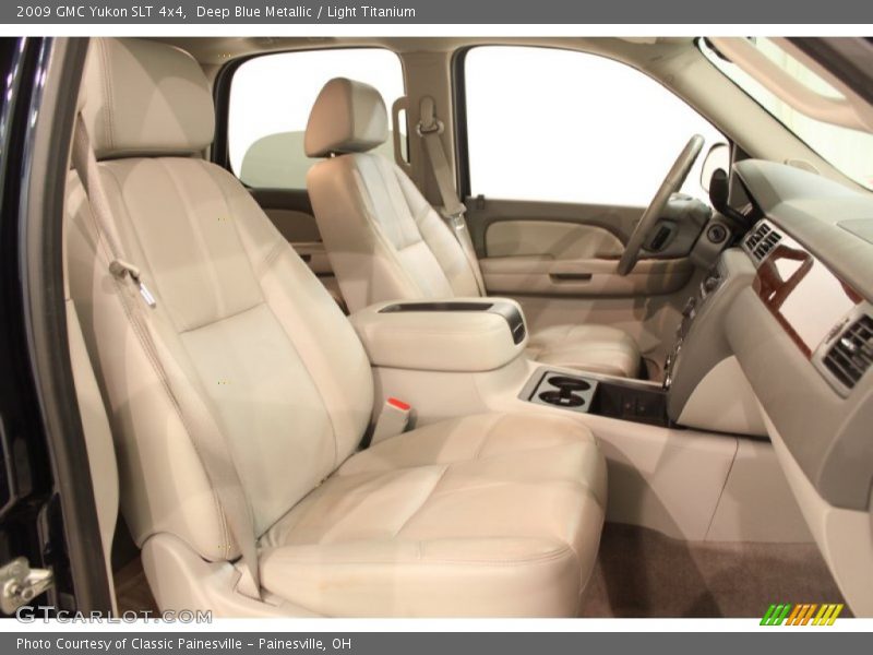 Deep Blue Metallic / Light Titanium 2009 GMC Yukon SLT 4x4