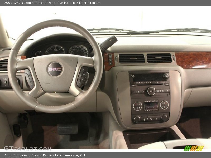 Deep Blue Metallic / Light Titanium 2009 GMC Yukon SLT 4x4