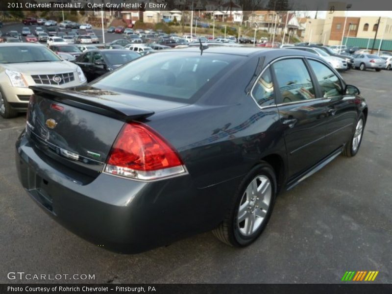 Cyber Gray Metallic / Ebony 2011 Chevrolet Impala LT