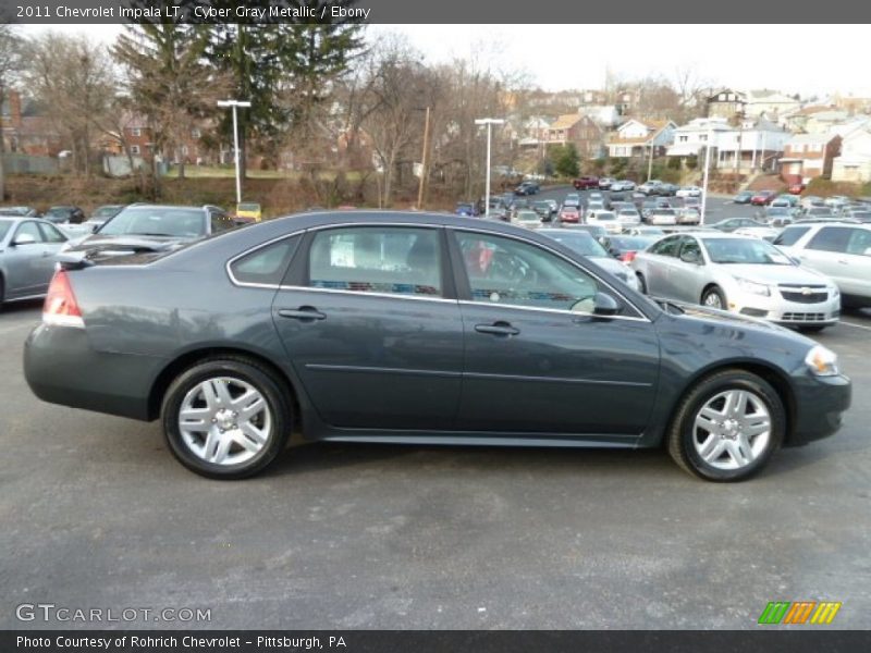 Cyber Gray Metallic / Ebony 2011 Chevrolet Impala LT