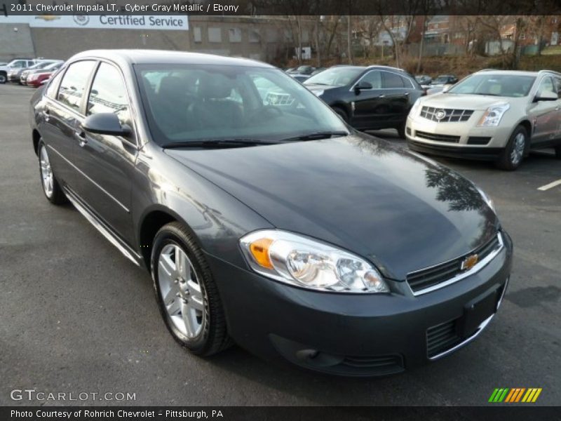 Cyber Gray Metallic / Ebony 2011 Chevrolet Impala LT