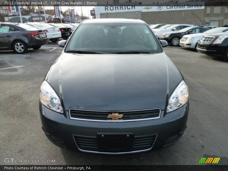 Cyber Gray Metallic / Ebony 2011 Chevrolet Impala LT