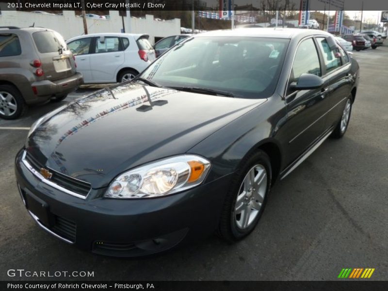 Cyber Gray Metallic / Ebony 2011 Chevrolet Impala LT