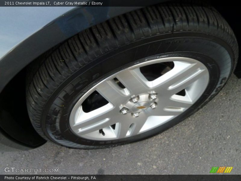 Cyber Gray Metallic / Ebony 2011 Chevrolet Impala LT