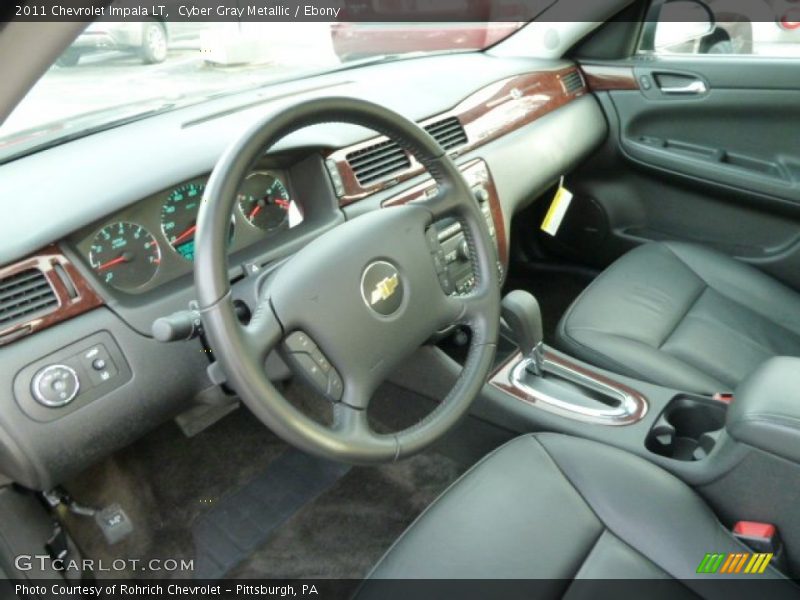 Cyber Gray Metallic / Ebony 2011 Chevrolet Impala LT