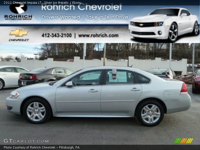Silver Ice Metallic / Ebony 2011 Chevrolet Impala LT